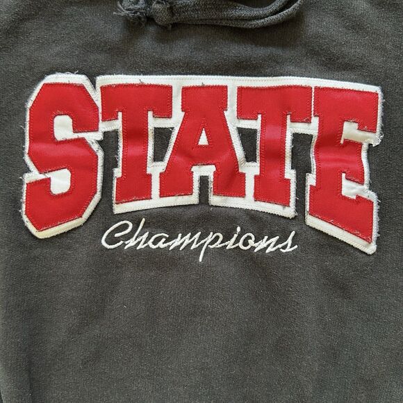 Vintage Embroidered University Hoodie State Championship Men XL - Picture 2 of 7